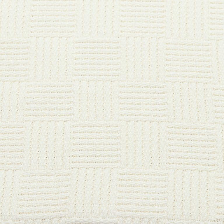Egyptian cotton Leno coverlet - Off white Color