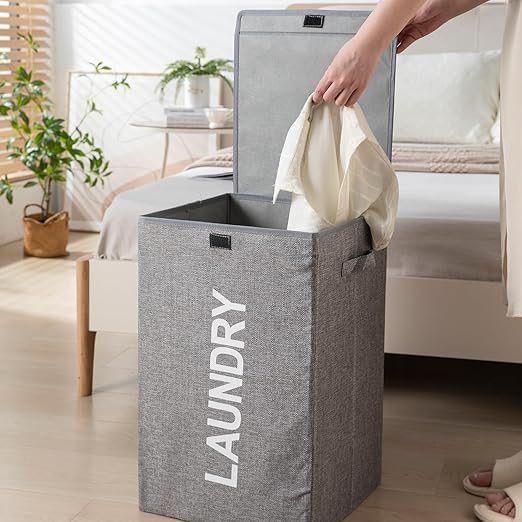 Laundry Basket with Lid