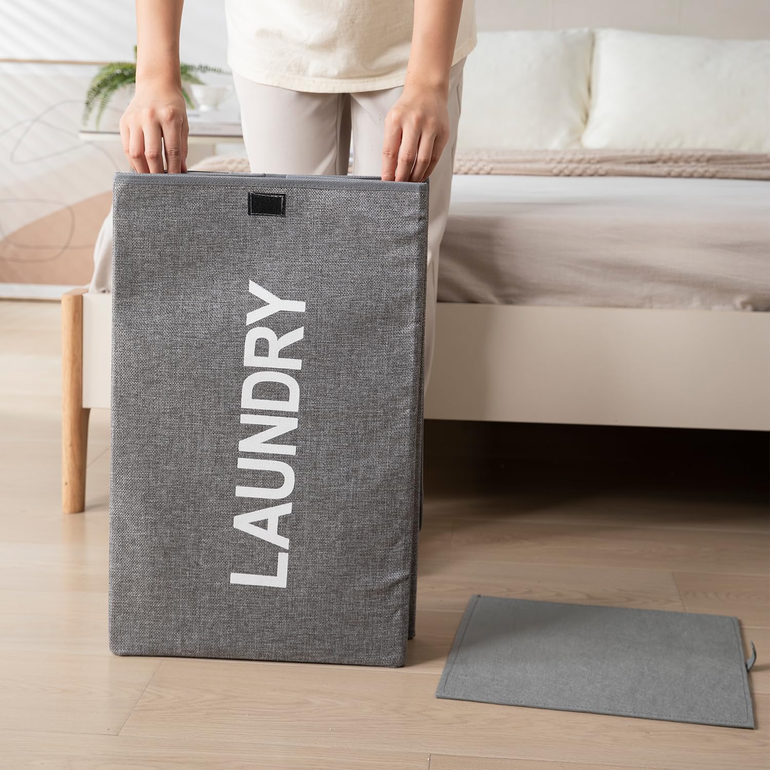 Laundry Basket with Lid