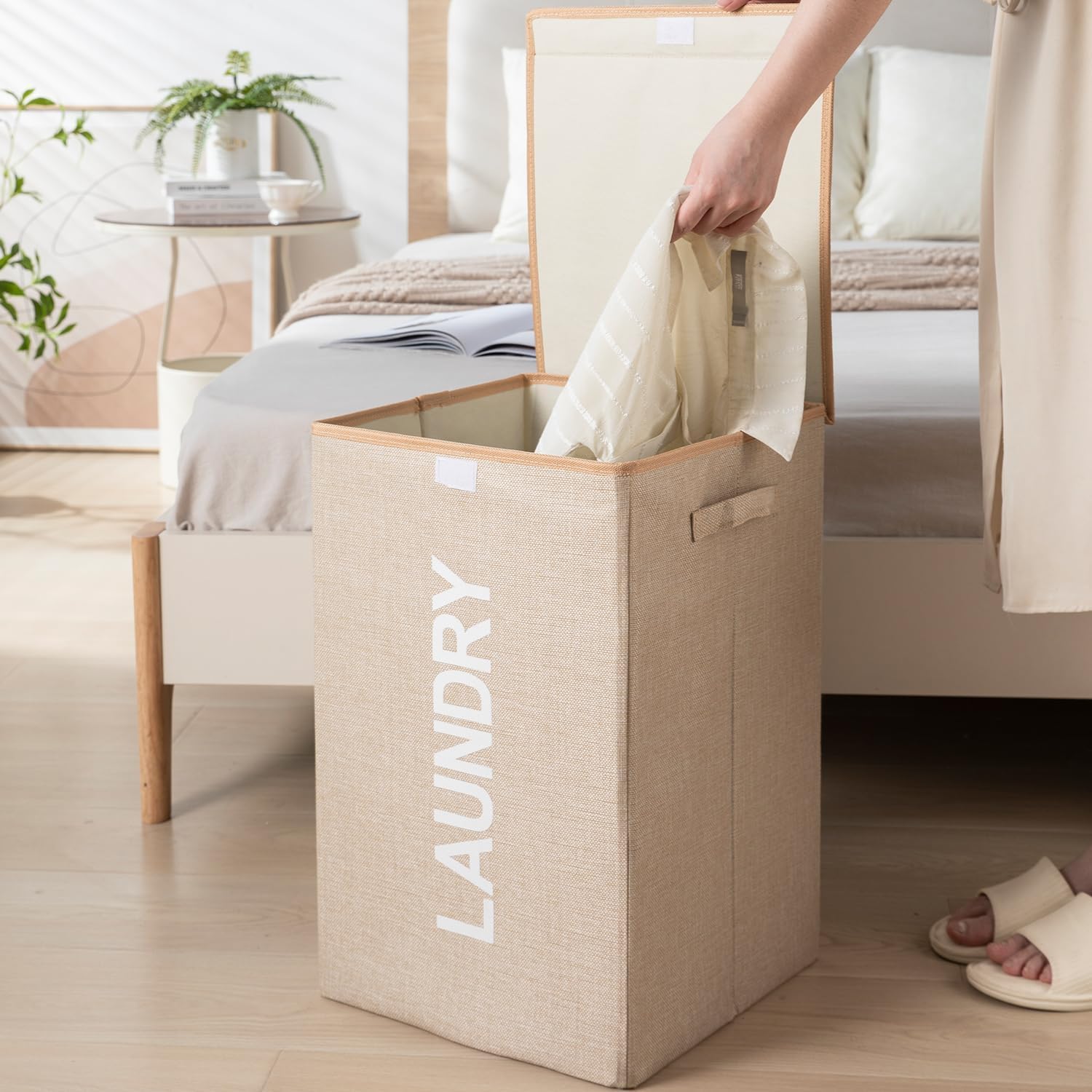 Laundry Basket with Lid