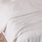 Cotton Club Waffle Blanket Throw White